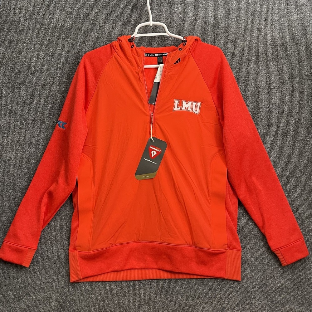 LMU Adidas Mens Ultimate U365T Tour Frost Guard Hoodie Red Sz M